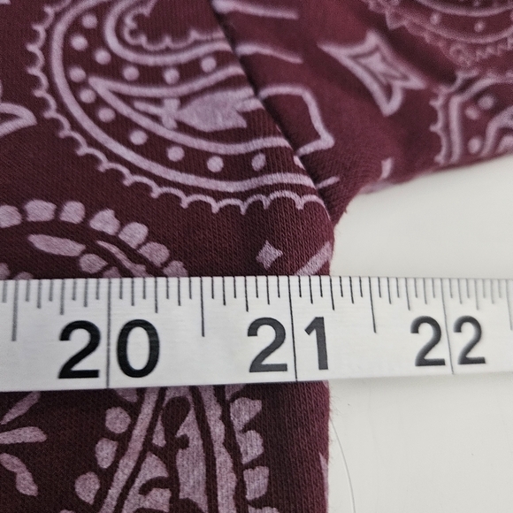 FILA Maroon Sweatshirt/Jogger Matching Lounge Set Sz Small - Picture 12 of 15